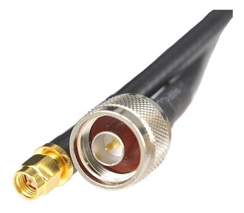 Cable Coaxial N Macho A Sma Macho | 9,7 M / Negro