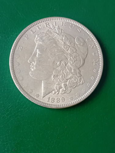 Eeuu 1889 1 Dolar Morgan Plata,en Capsula (Usado)