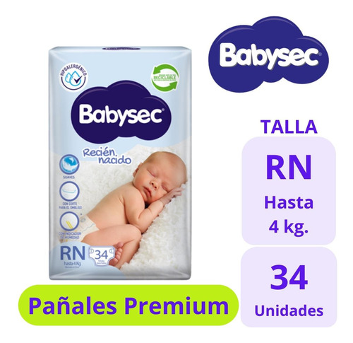 Babysec Premium Talla Rn 1x34