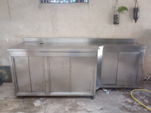 Balcão Seco De Buffet , Todo Em Inox!!!
