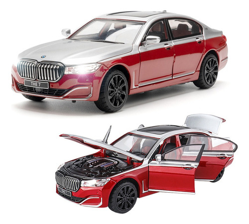 Bmw Serie 7 Berlina De Lujo 760li Miniatura Metal Coche 1/24