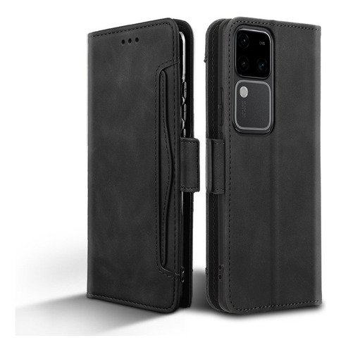 For Vivo V30 5g 2 In 1 Combo Pu Wallet Card Slot Flip Case