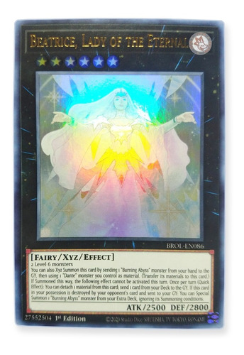 Yugi-oh! Beatrice Lady Of The Eternal Brol-en086 Ultra