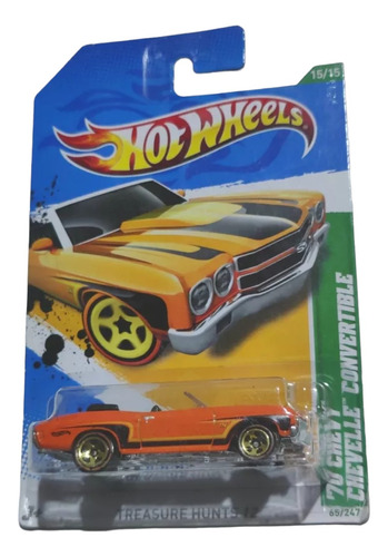 Hot Wheels Chevy Chevelle Convertible 70' Treasure Hunt 