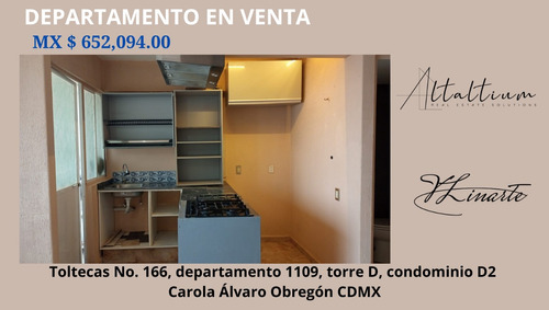 Departamento En Venta En Toltecas Alvaro Obregon Cdmx I Vl11-di-009