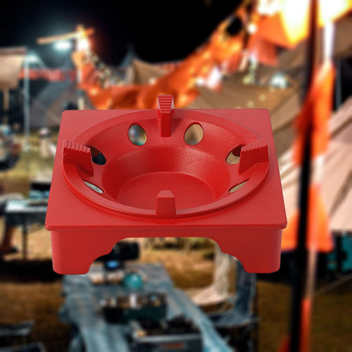 Mini Estufa De Camping, Caldera De Fuego, Estufa Rojo