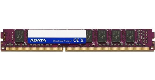 Imagen 1 de 4 de Memoria Ram Adata Premier Series 4 Gb 1600 Mhz Ddr3 Rojo