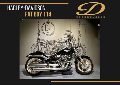 Imagen 1 de 20 de Harley Davidson Fat Boy 114 Df_motorcycles