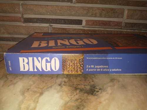Antiguo Juego De Bingo Ruibal De 2 A 16 Jugadores (Usado)
