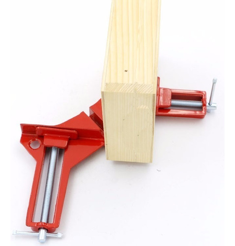 Pack 4 Prensas Esquinera Escuadra Sargento Para Unir Madera