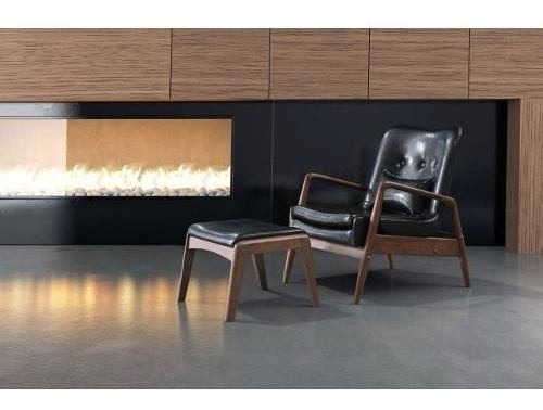 Imagen 8 de 12 de Silla Y Ottoman Modelo Bully - Negro Këssa Muebles