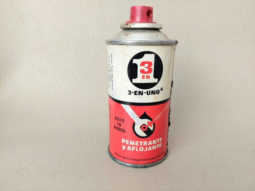 3 Botellas Antiguas Metálicas De Aceite 3 En 1, De Los 70s (Usado)