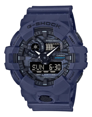  Reloj Casio G Shock Ga 700ca-2adr Analógico Digital