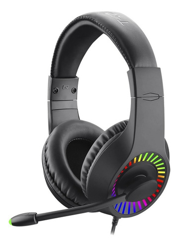 Auriculares Gamer T-dagger T-rgh211 Caspian Rgb 3,5 Mm + Usb