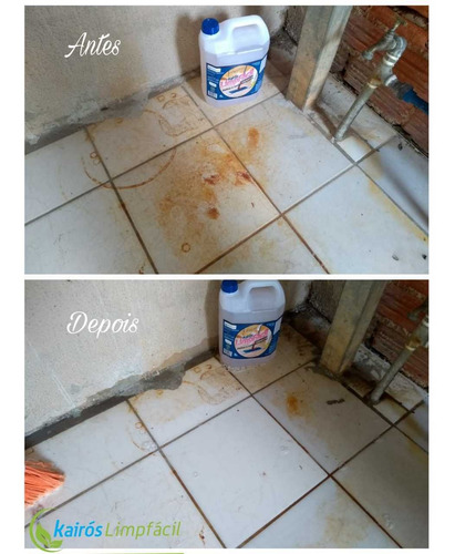 Limpa Pedras Flúor Alcalino Instantaneo Pisos Limpa Fácil