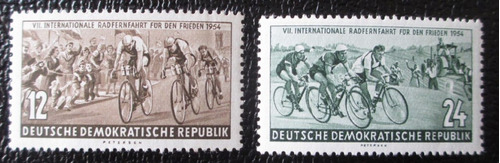 D0174 - Alemanha Ddr - Esporte Ciclismo Yvert Nº 164/5 De 19