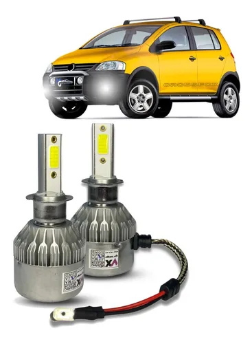 Kit Led Xenon Crossfox 2003 04 À 2007 Farol Alto Baixo Milha