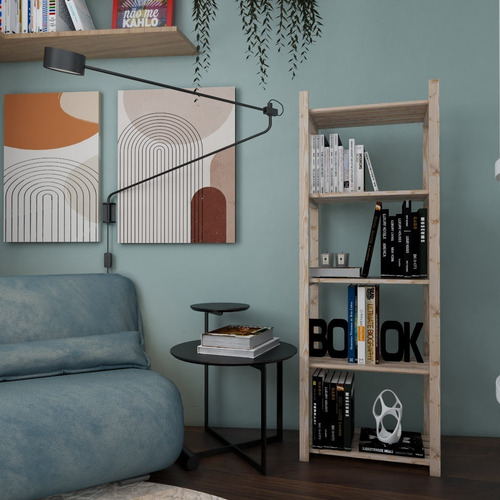Livreiro Em Oferta Moderno Organizar 100% Pinus Básico Estan