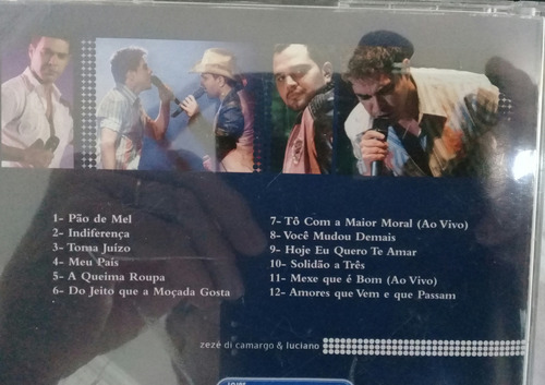 Cd Zezé Di Camargo E Luciano- Seleção Essencial= (Usado)