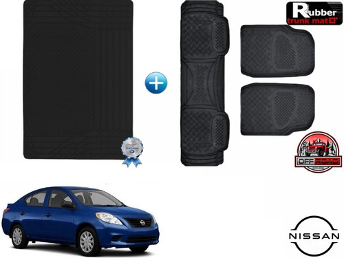 Tapetes 3pz + Tapete Cajuela Rd Nissan Versa 2013