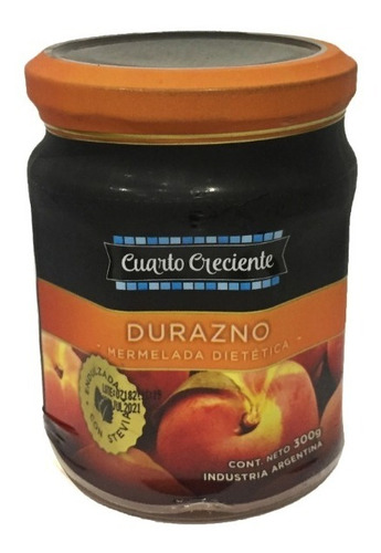 Imagen 1 de 6 de Mermelada Durazno Con Stevia X300g