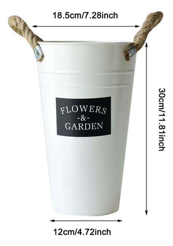 Plantilla De Flores De Granja Recipiente De Altura 30cm