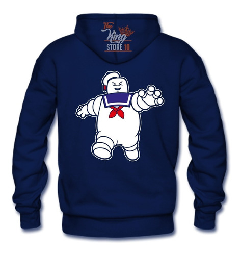 Poleron Cierre, Ghostbusters, Caza Fantasmas, Stay Puft, Xxxl / Kingstore10