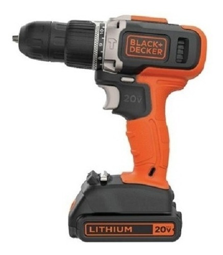 Parafusadeira Furadeira Impacto 20v Sem Fío - Black+decker