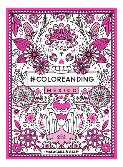 Diseño Mexico Libro Para Colorear Arte Antiestres Creativo