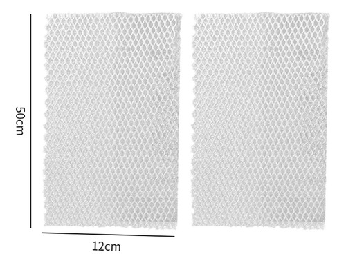 2 Uds Filtro De Acuario Algodón Multiusos Para 50cmx12cm