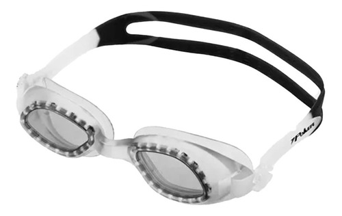 Óculos De Natação Poker Brisk Extra Transparente Fume Cor Preto