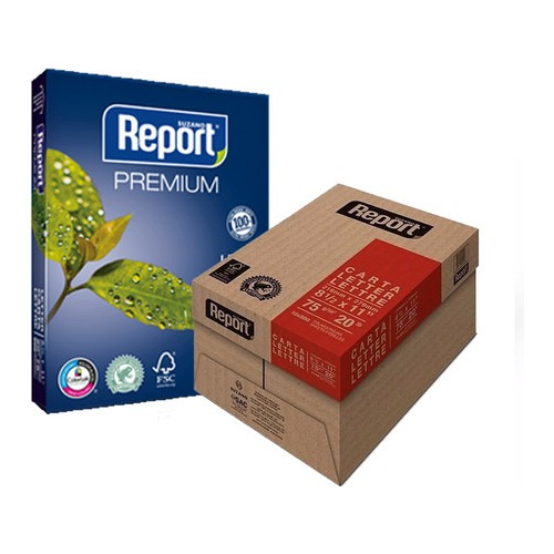 Resma De Papel  Report Tamaño Carta X Caja