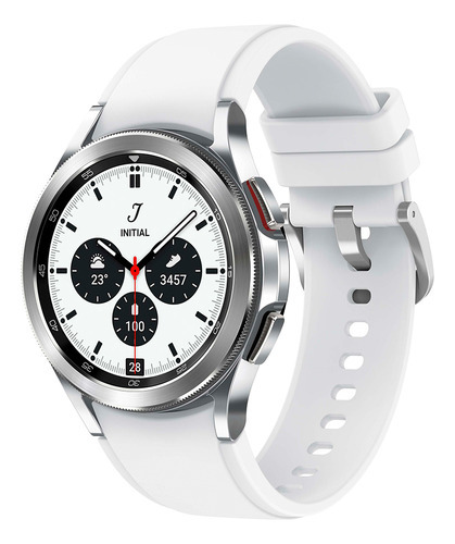 Smartwatch Samsung Galaxy Watch 4 Classic Tela 1.2 Pol Prata