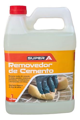 Aditivo Removedor De Cemento - 1 Litro - Marca Super A