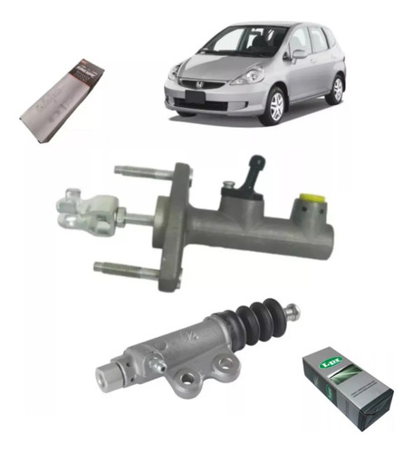 Kit Bomba Y Bombin De Embrague Honda Fit 2003 A 2008