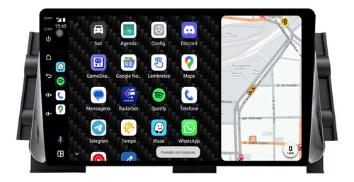 Multimidia Kicks 17/22 9p Android 14 Carplay 4gb 64gb