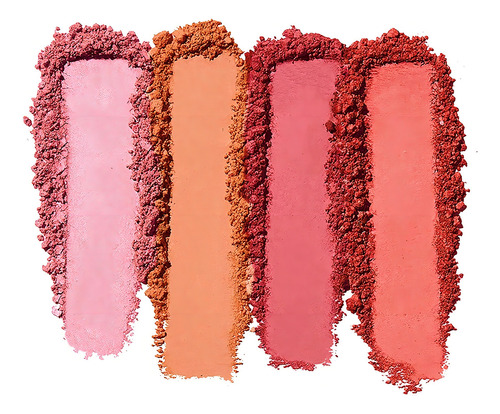 Elfowder Blush Paleta 4 Rubores Diferentes Bronzer