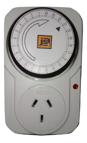 Timer Mecanico Reloj Programable Enchufable 24 Hs Analogico