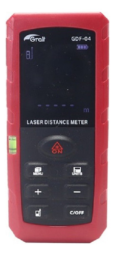 Medidor De Distancia Laser Profesional Gralf Gdf-04 0-40 Mts