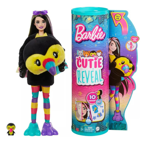 Barbie Cutie Reveal Muñeca Barbie Con Disfraz De Peluche