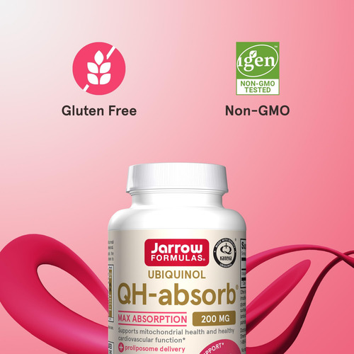 Suplemento Jarrow Formulas Qh-absorb 200 Mg De Cápsulas De C