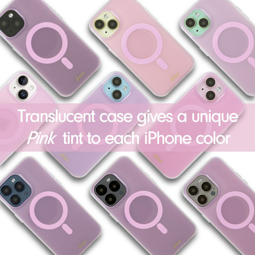 Funda De Teléfono Sonix Jelly Pink Para iPhone 15 Pro Max Co