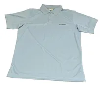 Comprar Playera Tipo Polo Columbia Para Hombre Azul Cielo Talla S