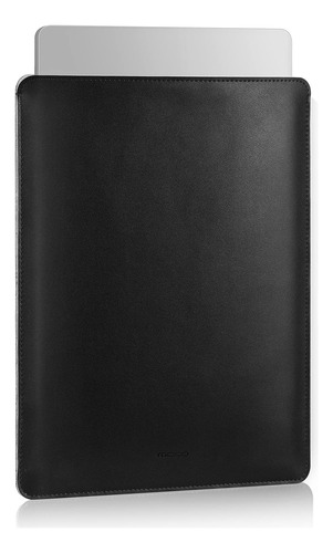 Funda Delgada De Piel Sintética Para Macbook Pro 14 En Negro