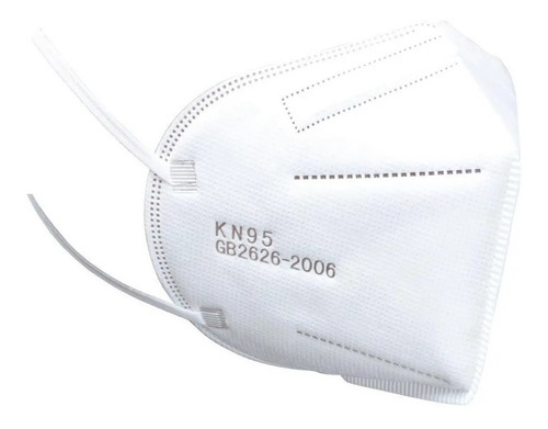 Imagen 1 de 11 de Barbijo Kn Antibacterial 95% Pack X10u