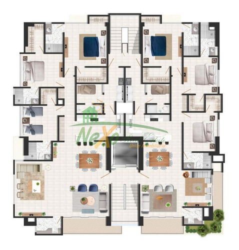 Imagen 8 de 10 de Apartamentos En Los Cerros De Gurabo Santiago (eaa-340 B2)