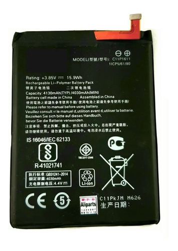 Bateria Zenfone 3 Max Plus M1 X018dc Zb570tl 1611