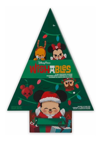 Calendario Adviento Wishables  Árbol 12 Mini Peluches Disney