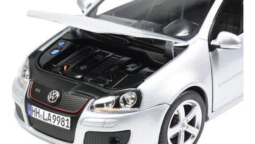 Vw Golf Gti Pirelli A5 2007 Escala 1:18 Norev Color Plateado