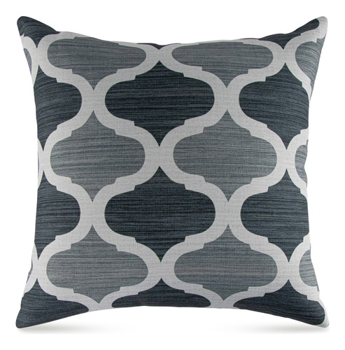 Set 4 Cojines Decorativos 45 Cm Relleno Cierre Sala Cama Gris Oxford Diferentes Diseños